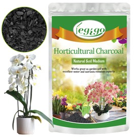 Legigo 6QT All Natural Horticultural Charcoal- Activated Hardwood Plant Charcoal for Soil Amendment, Conditioning Bonsai Soil, Succulent Soil, Terrarium Supplies, Indoor Plant Potting Soil