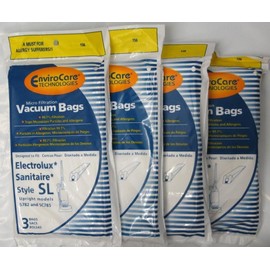 Household Supplies Vacuum Cleaner Bags 24 Allergy Bags for Eureka & Sanitaire Vacuum Style SL