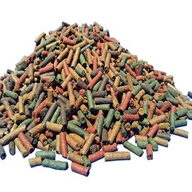 Aquatic Foods Inc. Ultra Tropical 7-Type Mixed Sinking Sticks 1/8" x 7/16", Plecos, Snails, Shrimp, Catfish, Discus, Cichlids, Flowerhorn, Red Parrots, All Tropical Fish…1/4-lb