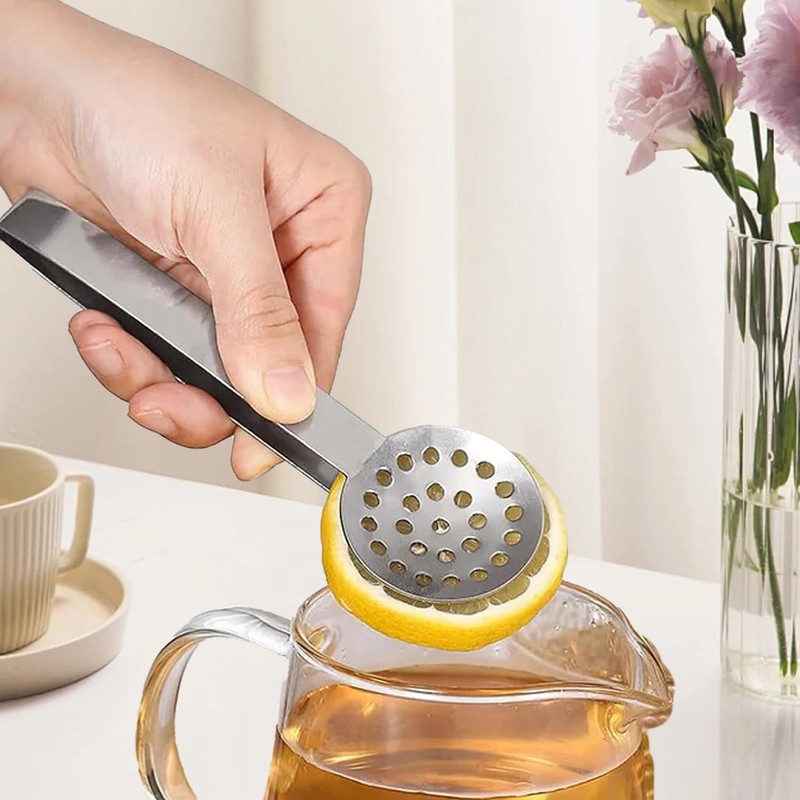 2 Pcs Stainless Steel Tea Bag Squeezer – Effortless &