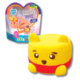 Lovin Create Your Own Squishy Pooh Bear - Air Dry Clay Kit with 6 Modelling Clay Sticks, Sponge Base, 1 Modelling Tool - Play Dough Arts and Crafts for Kids Age 3 Years Plus
