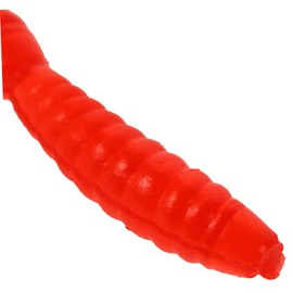 SUPVOX Real Bloodworm Soft Bait Lures 100pcs Pack for Bass Fishing Lifelike Fake Bloodworm Fishing Tackle