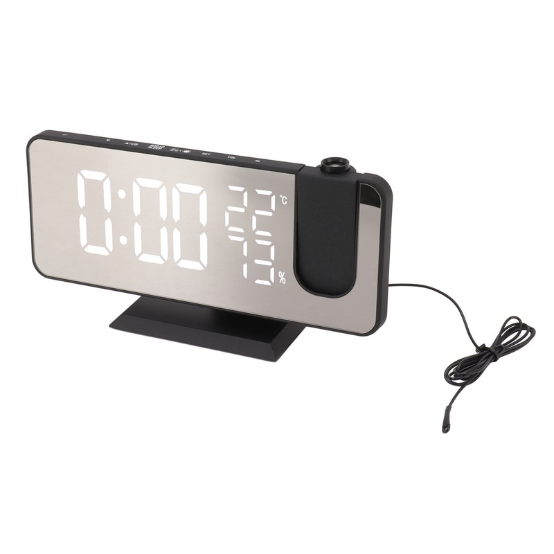 FM Radio LED Digital Smart Alarm Clock LED Digital Projection