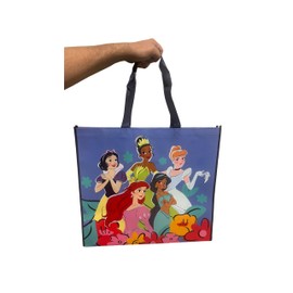 Legacy Licensing Partners Disney's Princesses with Cinderella, Jasmine, Tiana, Snow White & Ariel Collectable Giant Extra Large 26" inch Reusable Tote Bag
