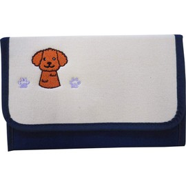 Nickknack Dog Health Notebook Case Toy Poodle (Red)