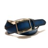 Tochigi Leather Belt, Tochigi Leather, Slider Buckle, Men's, Casual, Graduated