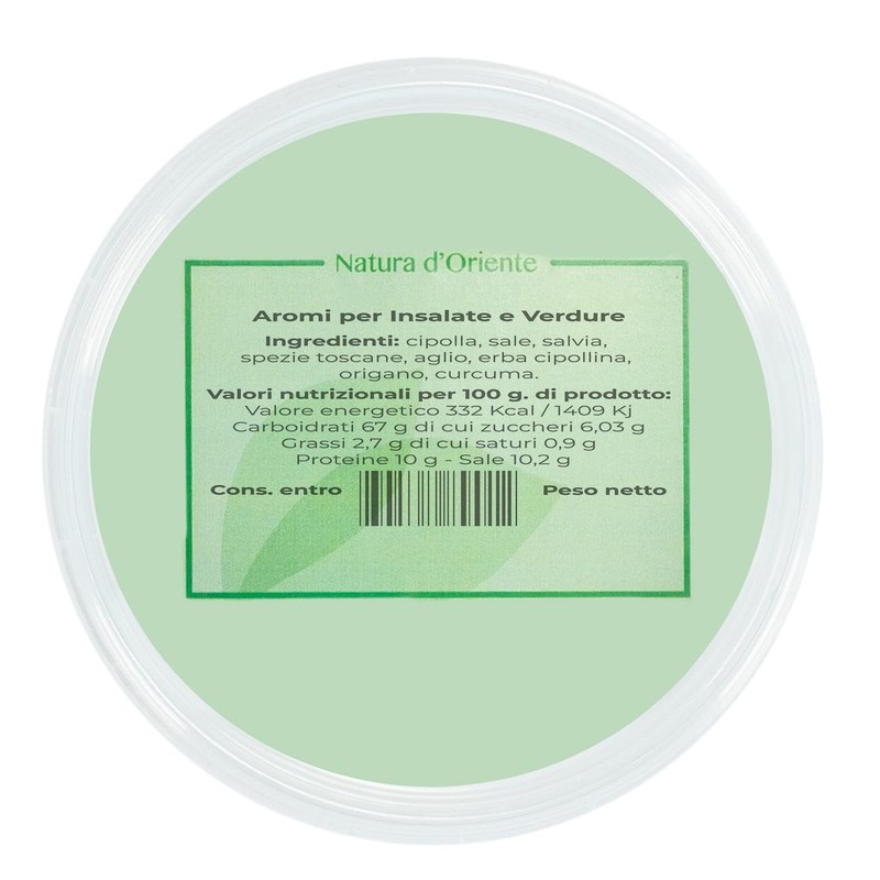 NATURA D'ORIENTE | Aromi per insalate o verdure gratinate 150g