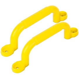 VGEBY1 Playground Safety Handle, Children Climbing Frame Grips Safety Non-slip Handle Swing Toy Accessories for Playhouse, Climbing Frame, Jungle Gym (Yellow)