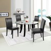 FDW Dining Chairs Set of 4,Dining Room Chairs,Side PU Cushion