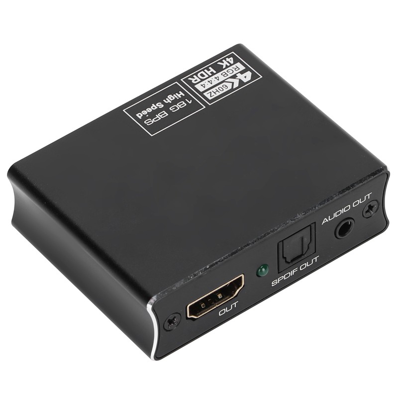 60hz Optical Fiber Audio Splitter Stereo Audio Stable Performance Audio