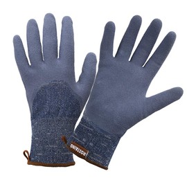 Rostaing DENIM-IT08 Gants de Jardinage Nitrile Fins Imperméables Solid Résistants Gros Travaux Denim Waist 8 Gloves, Blue, 8