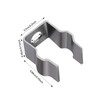 Qianly Set of 3 Replacement Clips for Side Brush on