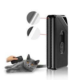 WATMHHJQ Tierhaarentferner, Mini Haustierhaarentferner Detailer Hundehaarentferner Katzenhaarentferner für Möbel, Fusseln, Teppich Autositz Sofa- Pet Brush (2-in-1 Kamm)