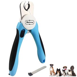 Styleaxy Dog and Cat Nail Clippers, Stainless Steel Sharp Blades, Nail Trimmer with Safety Guard to Prevent Overcutting, Heavy-Duty Pet Clipper with Non-Slip Handles, Durable and Easy to Use