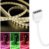 YAODHAOD RGB LED Strip Extension Cable,12V 4 Pin Solderless Strip