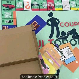 Adult Couple Game Night Board - Enhance Relationship with Couples Paper Props