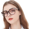 MARE AZZURO Oversized Reading Glasses 2.25 Women Large Square Readers