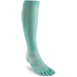 Injinji New Injinji Ultra-COMPRESSION 'Over The Calf' Toe Socks - Black M / L