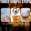 Reusable Stainless Steel Ice Cubes - 2 XL 55mm Cooling