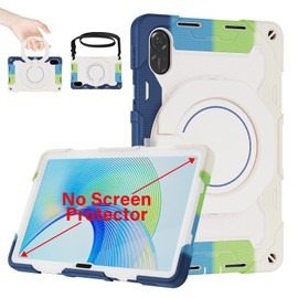 ROISKIN Honor Pad X9 11.5 inch 2023 Case: Heavy Duty Rugged Cover for Tablet Honor Pad X8 Pro with Pen Holder & Rotating Kickstand & Shoulder Strap, Light Blue