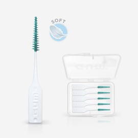 GUM GUM Soft-Picks Original Interdental Cleaners | Teeth Cleaning and Plaque Removal | 4 x 50 Pieces (Size M: ISO 2 - ISO 2-4, 0.9-1.4 mm)