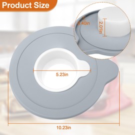 ChangTa Mixers Bowl Covers for Kitchen aid 5 QT Artisan&Classic Tilt-Head Stand Mixer Bowl, Mixer Accessories and Attachments Mixer Glass Bowl Lid Dishwasher Safe