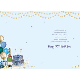 To a very Special Husband 90th Birthday Card