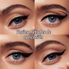 Sellos delineador ojos waterproof Anglicolor 2‑Pack negro – cat eye