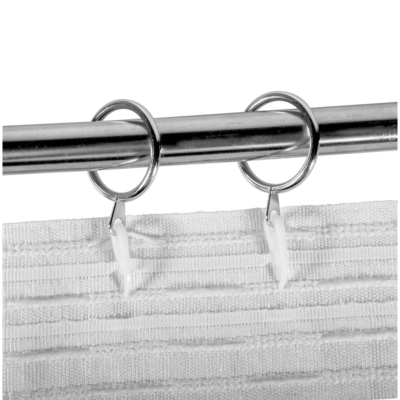 White Plastic Curtain Hooks for Door Curtain,Window Curtain,Curtain Header Tape