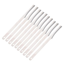 Ciieeo 10pcs Portable Foot Scraper Kit Stainless Steel Toenail Trimming Tool Nail File for Dead Skin Removal for Home and Travel Foot Care