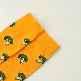 Unisex Broccoli Novelty Socks One Size UK 6-10 EU 40-45