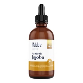 Aceite de Jojoba Puro Organico, Antiestrias Linea Aceite Capilar Y Corporal Hebbe Cosmetics 50ml