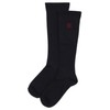 Wigo Hosomi-chan Women's Compression Socks, Antibacterial, Odor Resistant, School Logo,