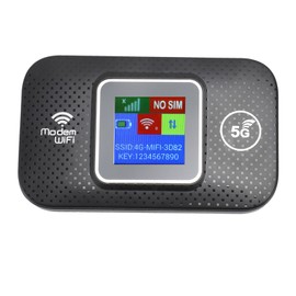 Sxhlseller 4G LTE Mobiler WLAN Hotspot, Tragbarer 3G 4G LTE WLAN Router mit SIM Kartensteckplatz für Europa, Unterstützt Bis zu 10 Benutzer, Kabelloses Internet Router Gerät für Büro