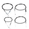 Bowden Cable Set Black 4-Piece Compatible with Hercules Prima 2