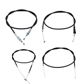 Bowden Cable Set Black 4-Piece Compatible with Hercules Prima 2 4 / M 1 2 3 4 / C 1 2 3 / P1 (Automatic) with Decoration