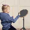 12 Inch Drum Practice Pad Set 50-80cm with Stand, Headband