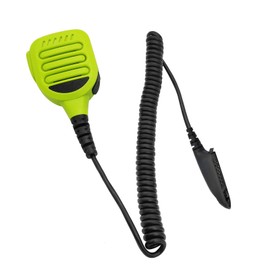 HELETUL IP65 Waterproof Hand Mic Handheld Mic Walkie-Talkie Mic Radio Mic Shoulder Mic Speaker Mic for Motorola ht1250 ht 1250 ht750 Wave PTX gp328 gp338 pr860 (Green)