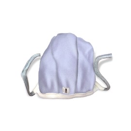 Organic Baby Bonnets - Newborn Tie Hats - Lilac S 3-6 Months