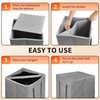 BOHEMIABY Clothes Hanger Organizer-Hard Shell Hanger Storage with Dust Lid,
