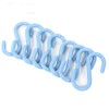 Dusenly 24pcs Colorful Plastic S Shaped Hook Hanger S Hanging