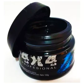 4x4 Cera Para La Barba Con Deposito De Color Negro 4x4