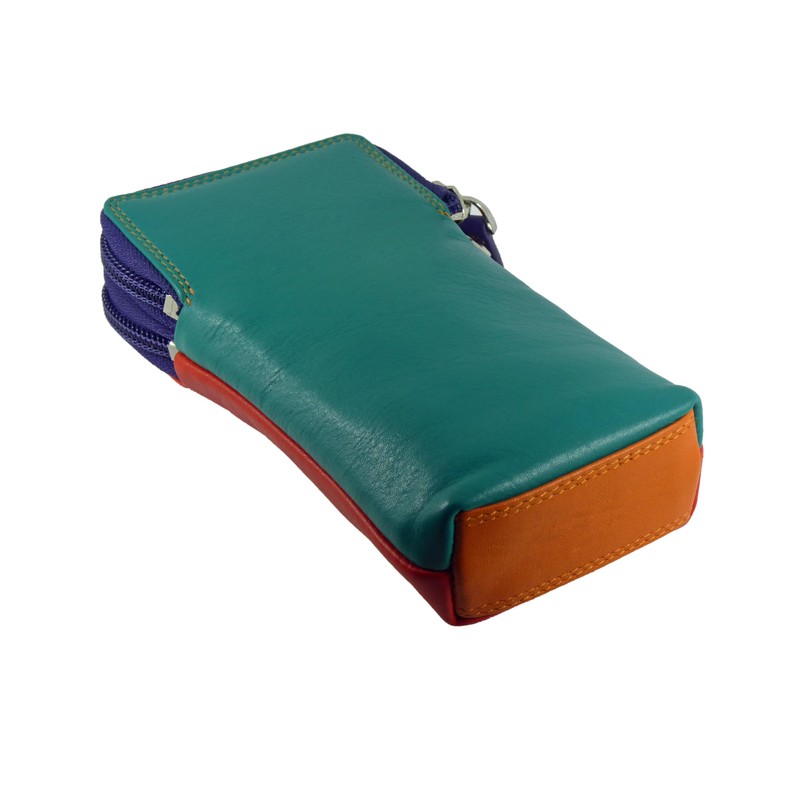 Hide and Sleek Multi-Coloured Soft Leather Double Spectacle Glasses Case