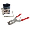 Voche® Piston Ring Compressor Stainless Steel Clamp & Piston Ring