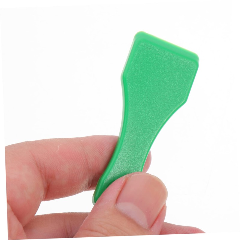 Operitacx 10pcs Plastic Lottery Scratchers Blank Scratch Off Tools for
