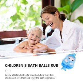 ULTECHNOVO 2pcs Boy Girl Bath Loofah Sponge Cute Cartoon Design Dinosaur Mermaid Gentle Body Scrubbers for Boy Girl Easy Bubble Generation for