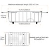 NiuYichee Stainless Steel Dish Drying Rack(15.2"L X 11"W X 5.3"H),