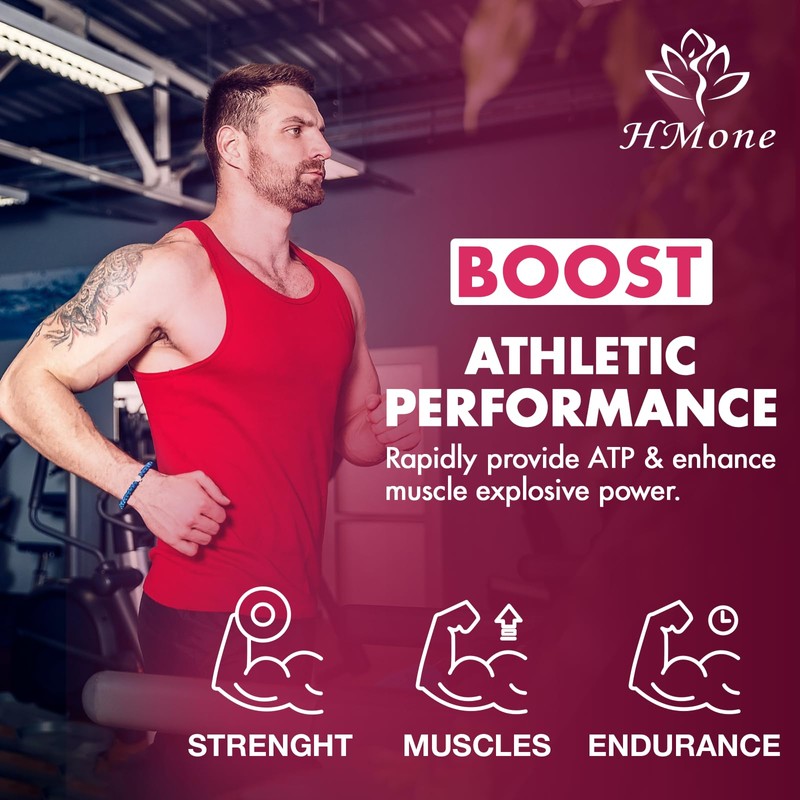 HMone Creatine Monohydrate Gummies - 5g for Men & Women,