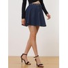 Allegra K Women's Casual Denim Skirt High Waist A-Line Flared