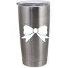 Bow Car Decal- Cheer Bow Tumbler Decal